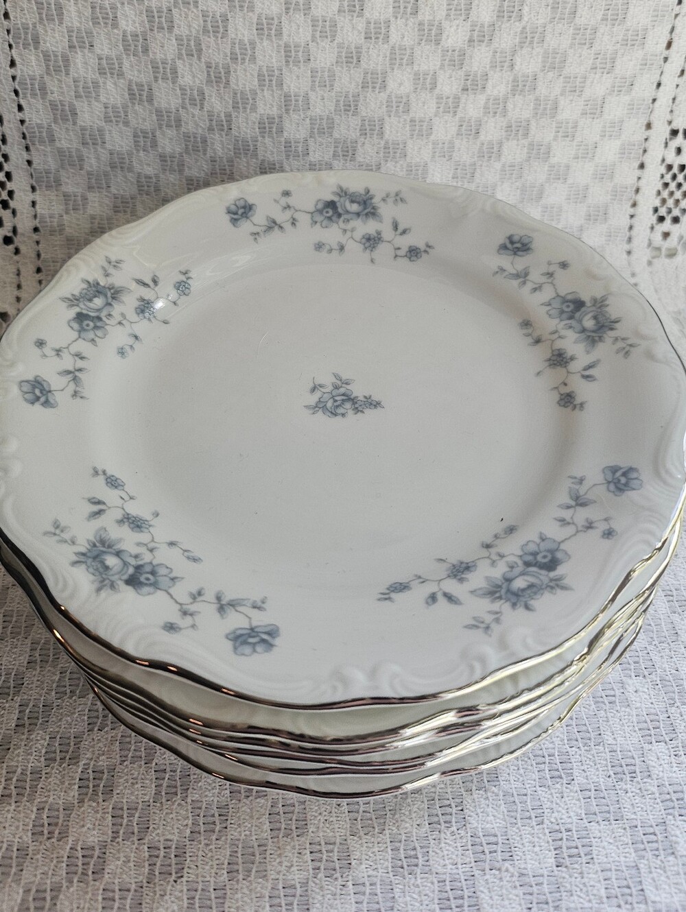 Johann Haviland Blue Garland Plates
